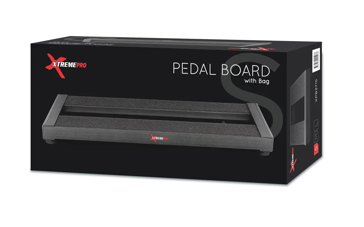 Xtreme PRO Pedal Board - Small with Lightweight Aluminium Frame and Padded Gig Bag — view 3