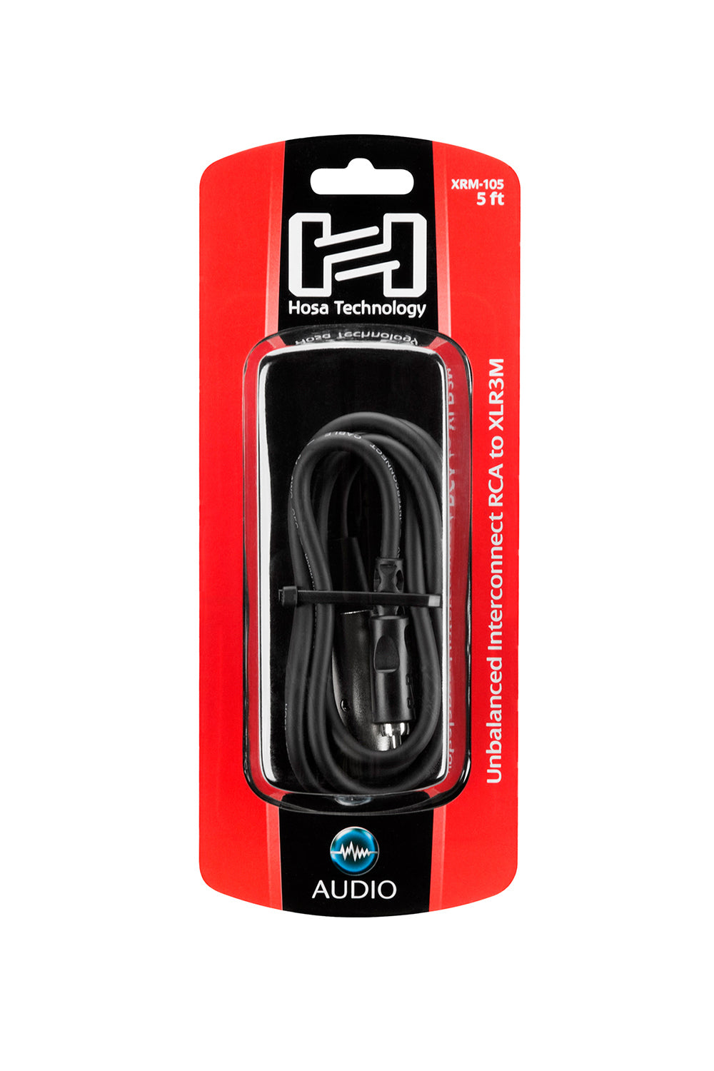 Hosa Unbalanced Interconnect, RCA to XLR3M, 5 ft