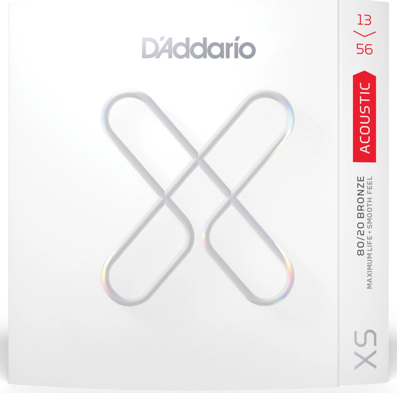 D'addario XS 80/20 Acoustic 3-Pack Coated Strings 13-56