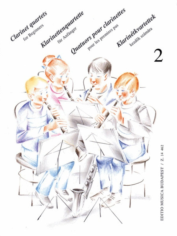 Clarinet Quartets For Beginners Book 2