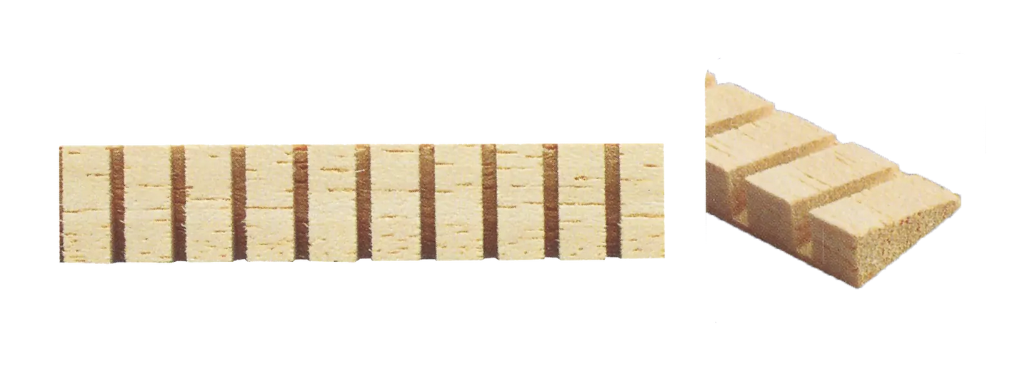 Dr Parts Kerfed Lining Small Bevel for Ukulele - 400x100x5mm