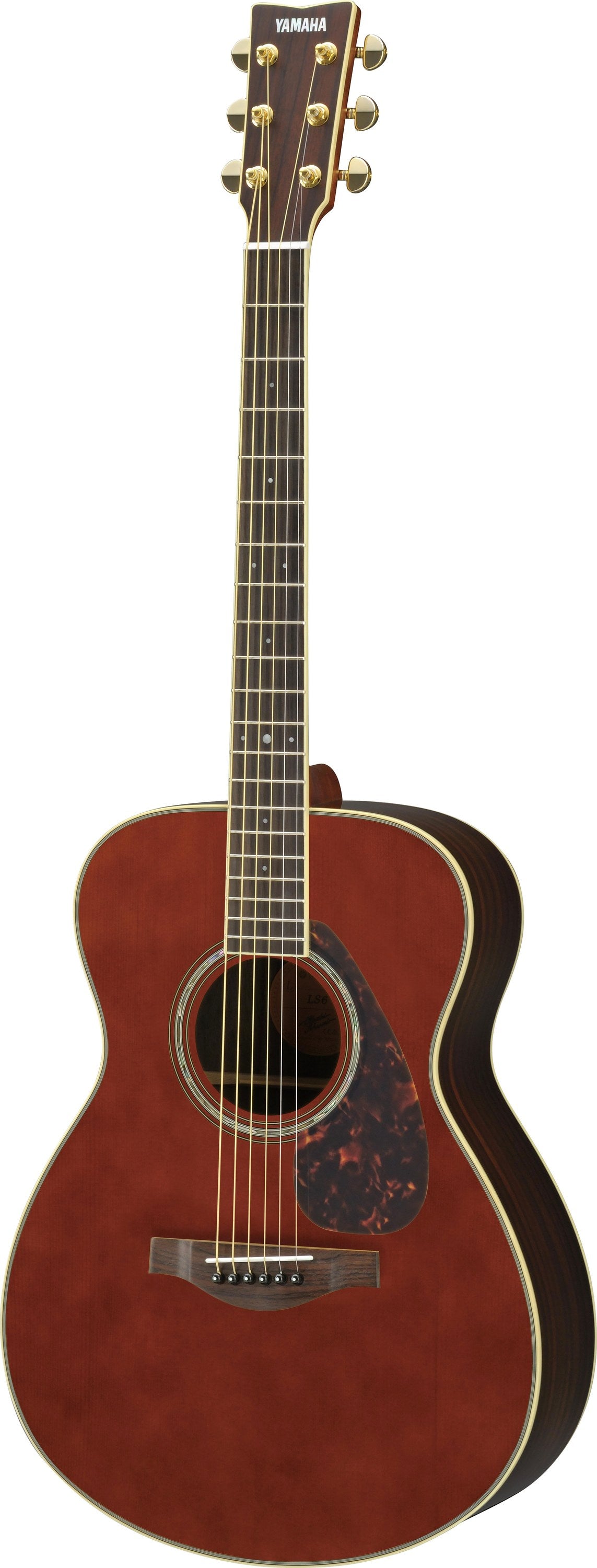 Yamaha LS6 ARE Small Body Acoustic-Electric Guitar - Dark Tinted