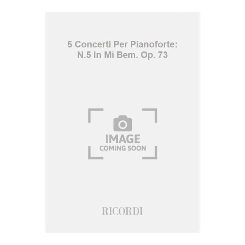 5 Concertos Per Pf No 5 In Mi Bem Op7 Book