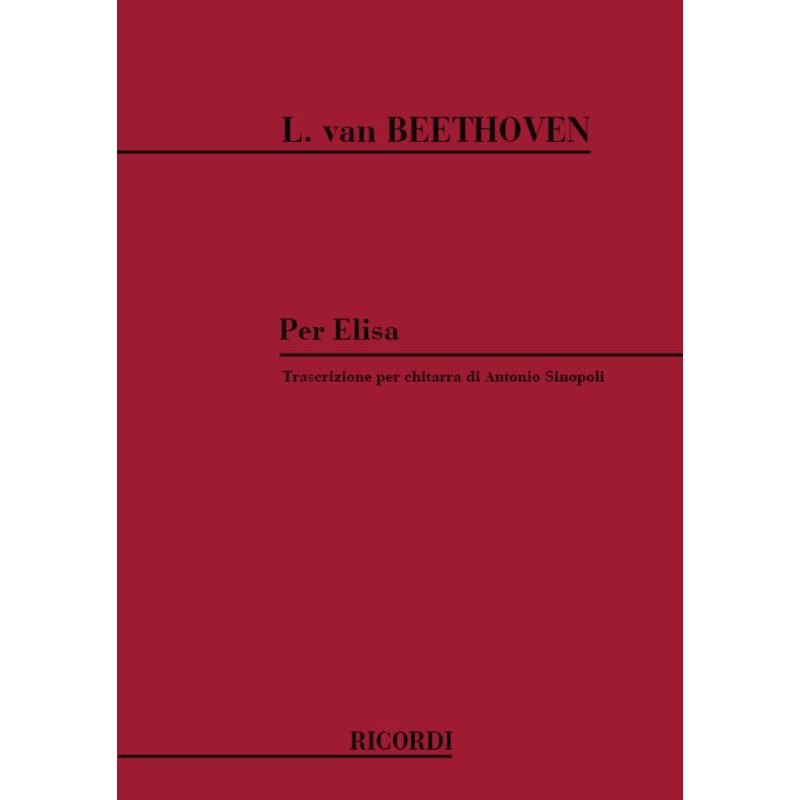 Beethoven Per Elisa Book