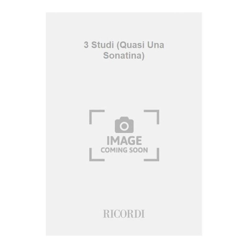 3 Studi Quasi Una Sonatina Book