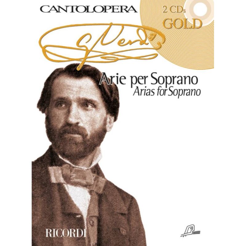 Arie Per Soprano Cantolopera Gold Book/2CDs Book