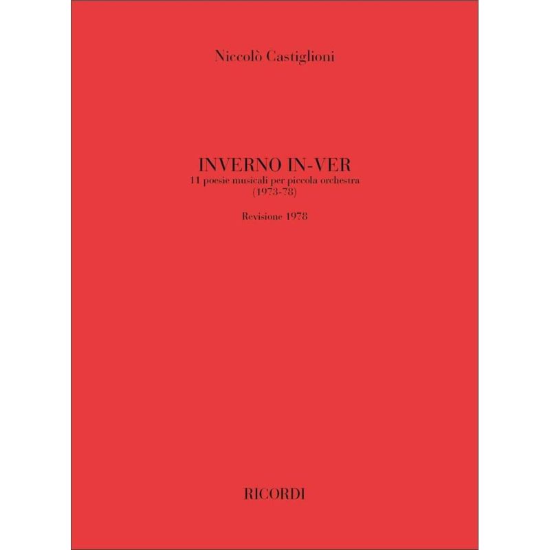 Inverno In-Ver 11 Poesie Mus Book