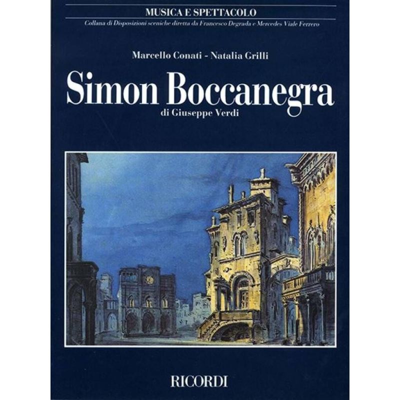 Simon Boccanegra Di Giuseppe Verd Book