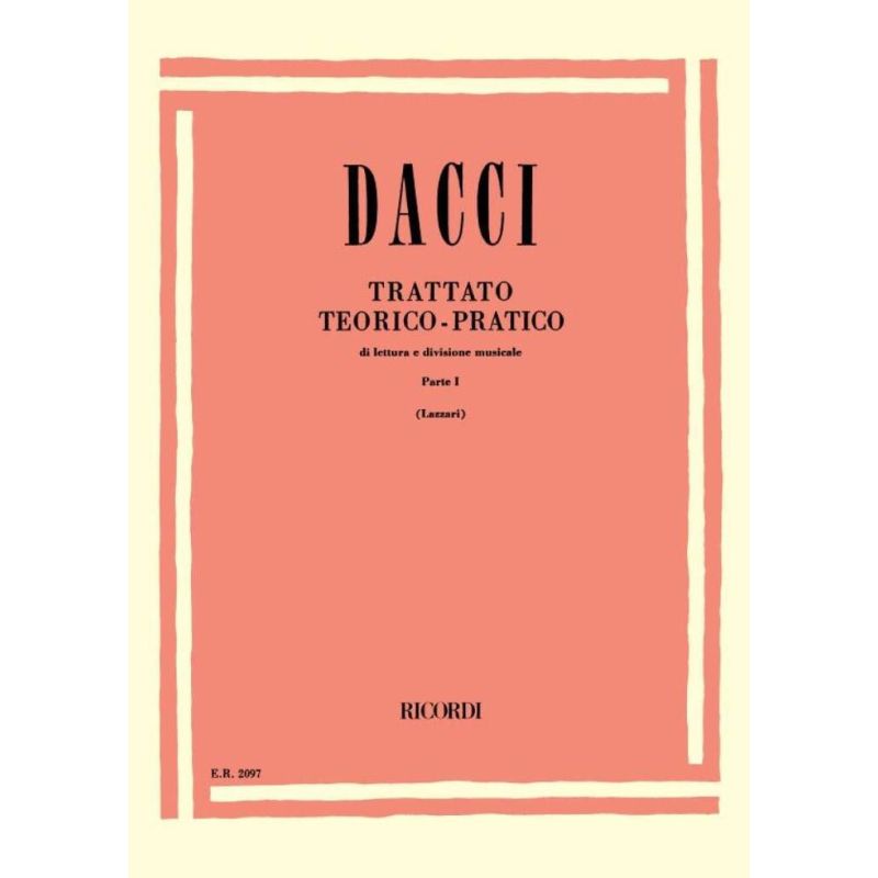 Trattato Teorico-Pratico Part 1 Book