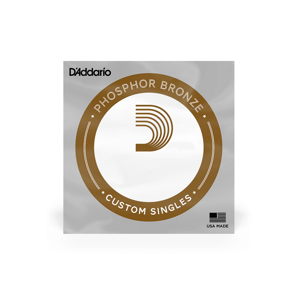D'Addario PBB100 Phosphor Bronze Acoustic Bass Single Strings Long Scale, .100