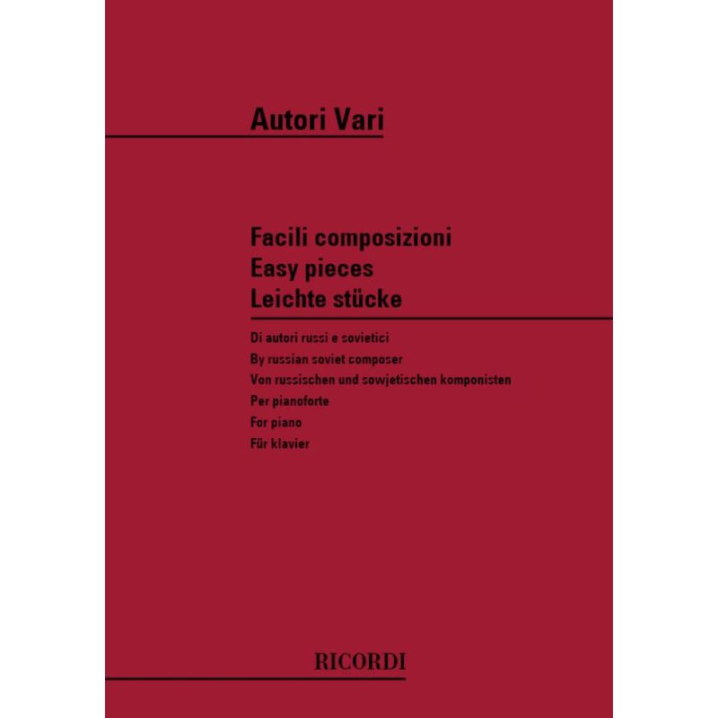 Facili Composizioni Di Autori Russi E S Book