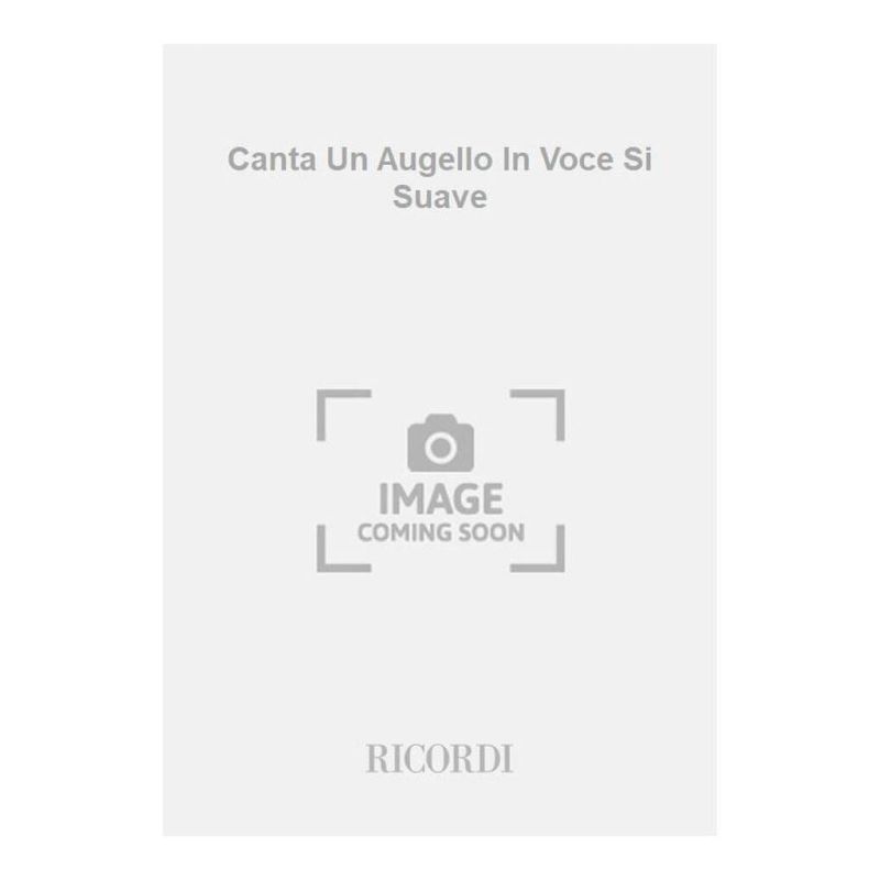 Canta Un Augello In Voce Si Suav Book