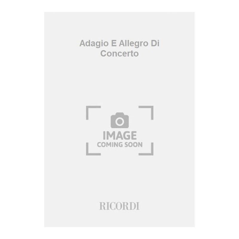 Adagio E Allegro Di Concerto Pe Book