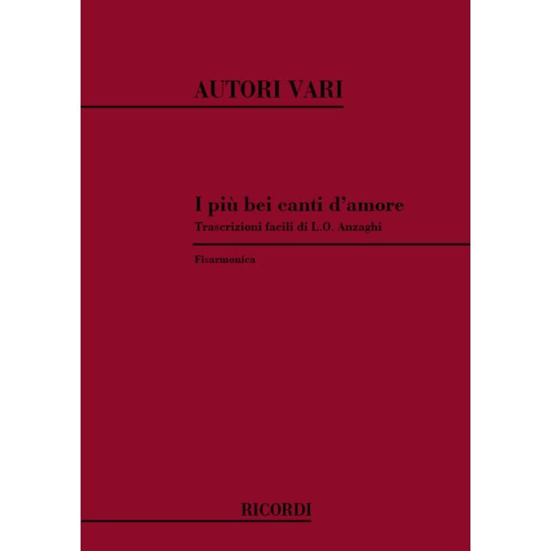 I Piu Bei Canti D Amore Book