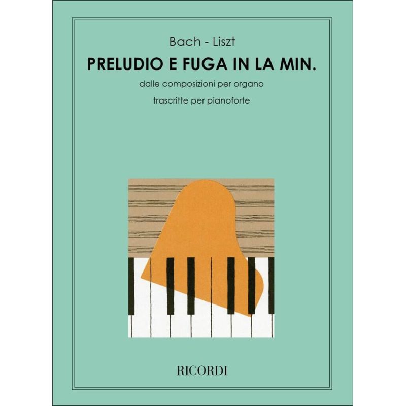 Prel E Fuga In La Min Bwv 543 Di B Book