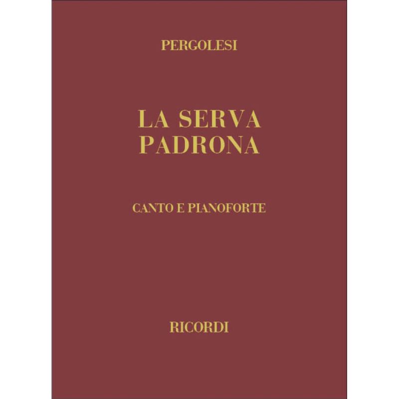 La Serva Padrona Book