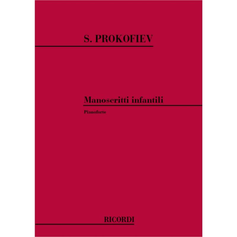 Manoscritti Infantili Per Pf Book