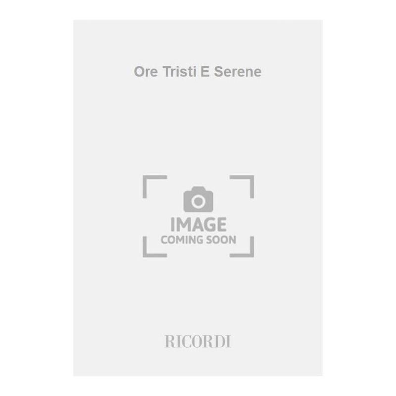 Ore Tristi E Serene Per S E O Book