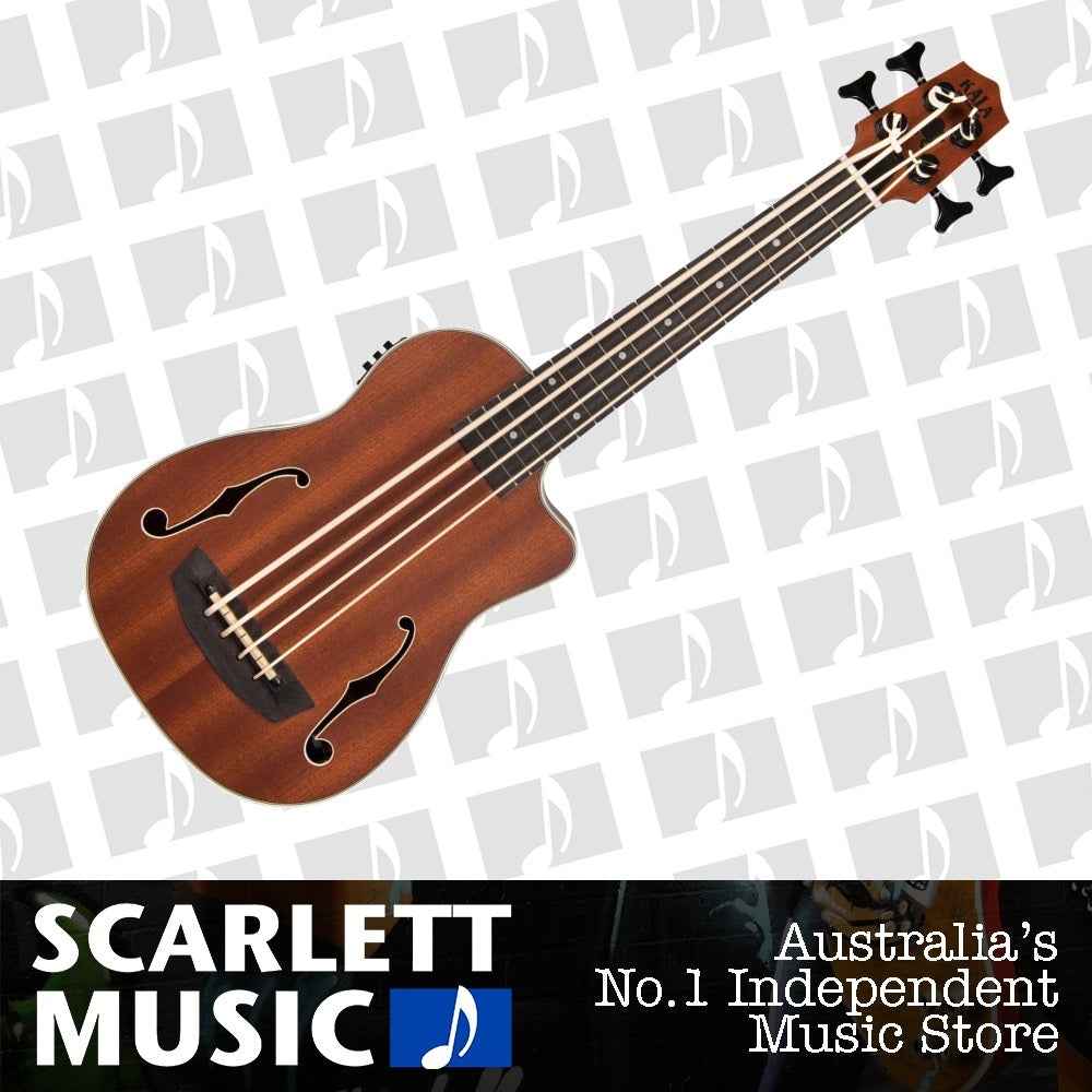 Kala Ubass Journey Man w' F Holes Acoustic Bass Guitar — view 2