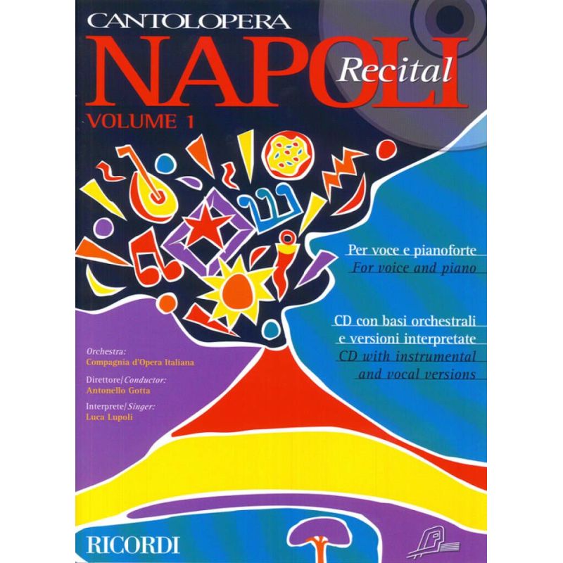 Sing The Opera Napoli Recital V1 Book/CD Book