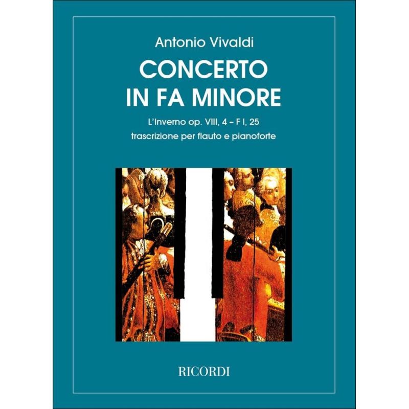 Concerto Per Vl Archi E Bc In Fa Min Book