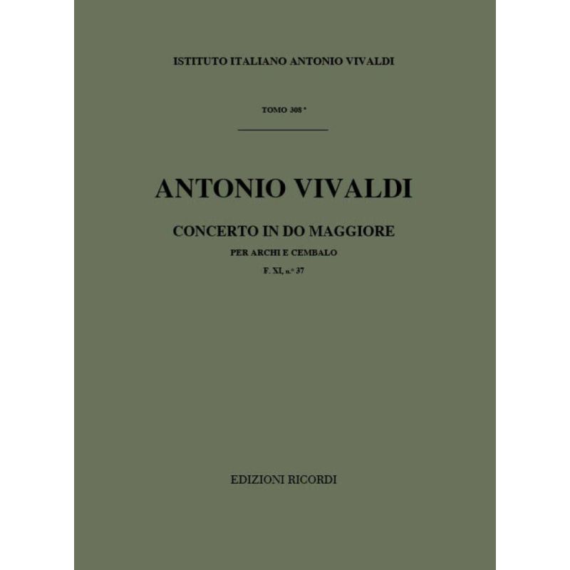 Concerto Per Archi E Bc In Do Rv 117 Book