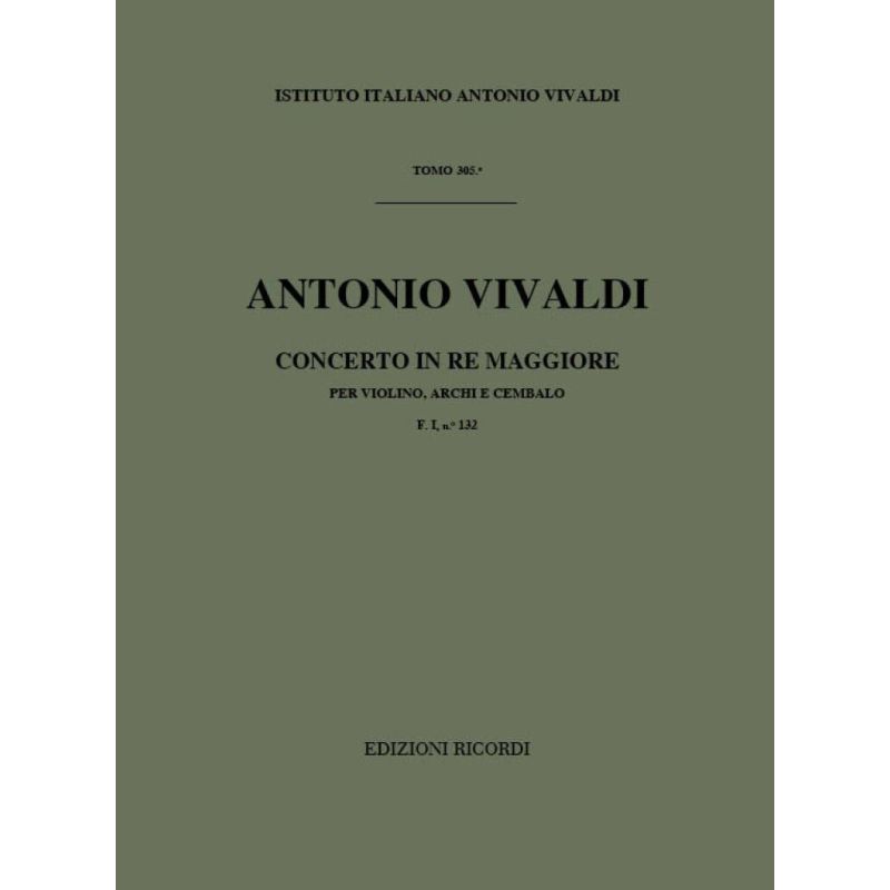 Concerto Per Vl Archi E Bc In Re Rv Book