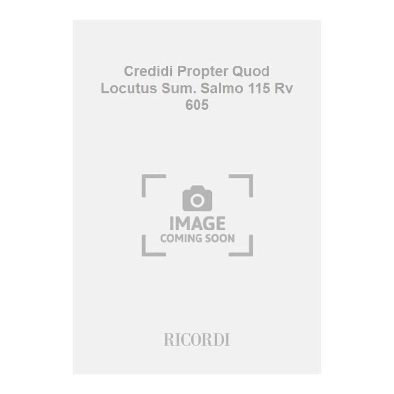 Credidi Propter Quod Locutus Sum Book