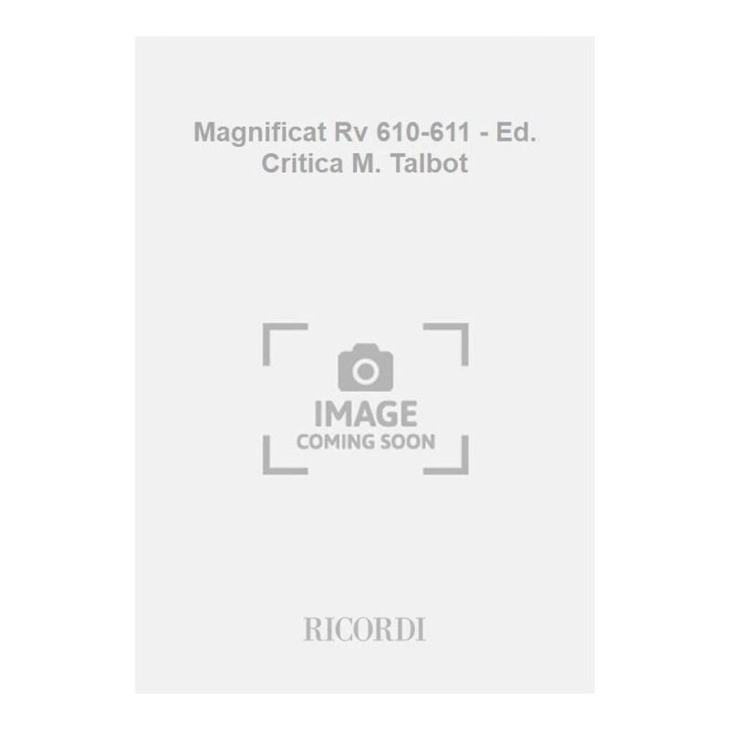 Magnificat Cantico Rv 610 / 611 Parts Book