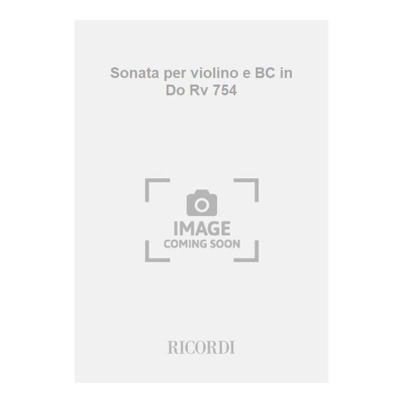 Sonata Per Vl E Bc In Do Rv 754 - F Book
