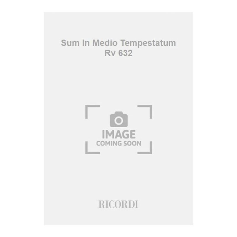 Sum In Medio Tempestatum Mottett Book