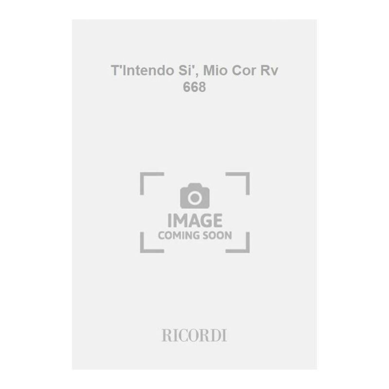 T Intendo Si Mio Cor Cantata Per Book