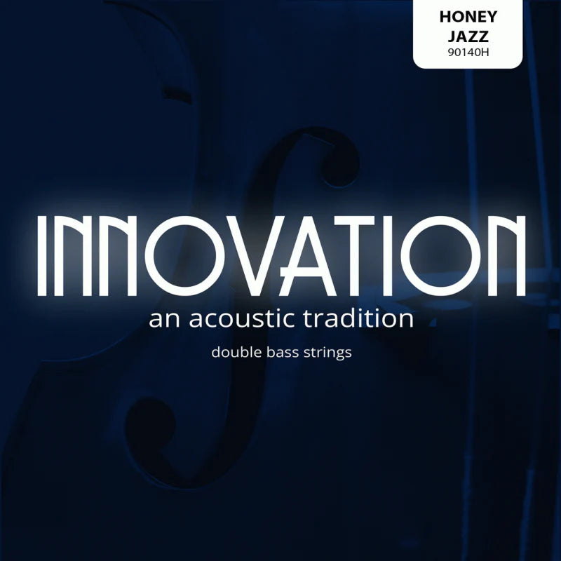 Innovation DB Strings 9014GH Honey Jazz G 1st Flatwound Solid Core Medium Tension