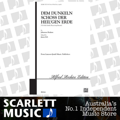 Dem Dunkeln Schoss Der Heil SATB — view 2