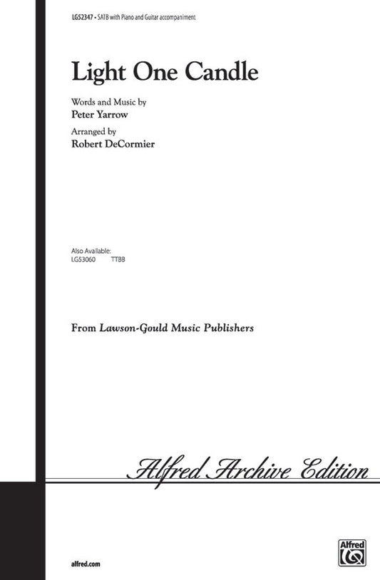 Light One Candle SATB