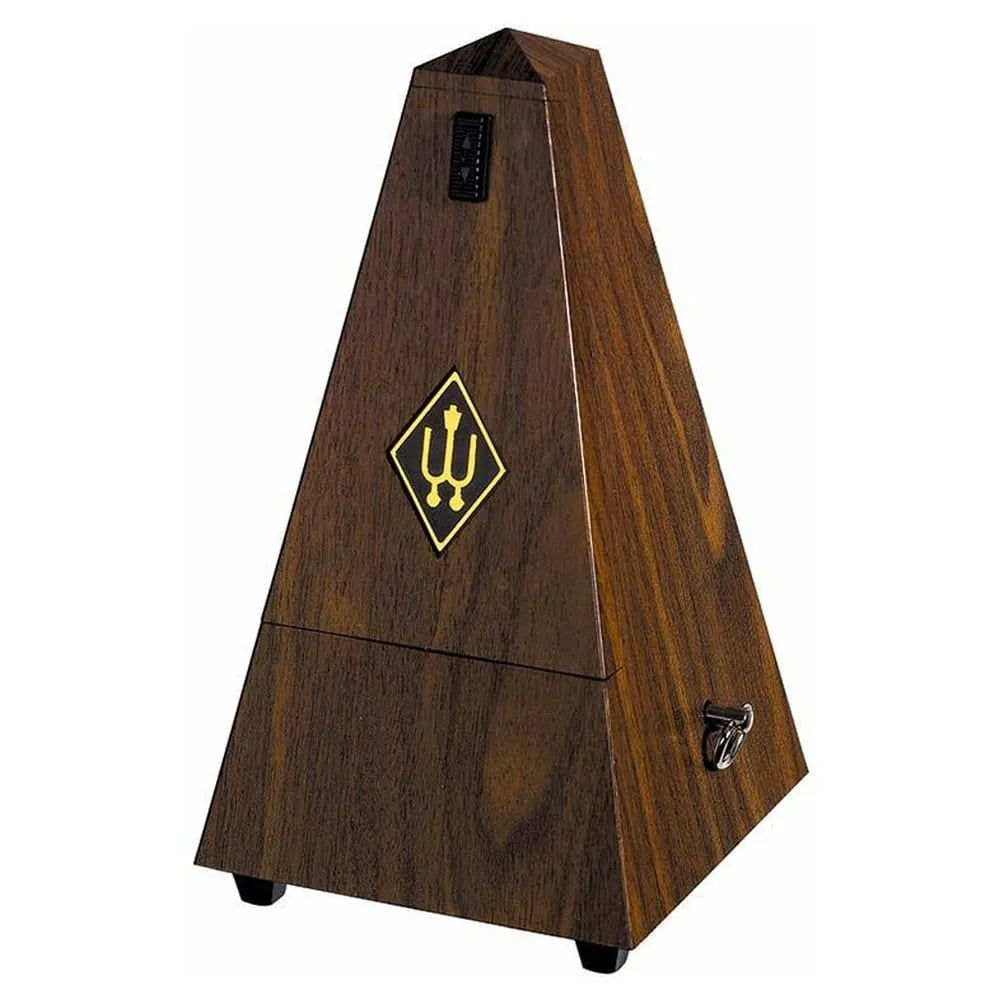 Wittner Pyramid Plastic Metronome with Bell - Walnut 855131
