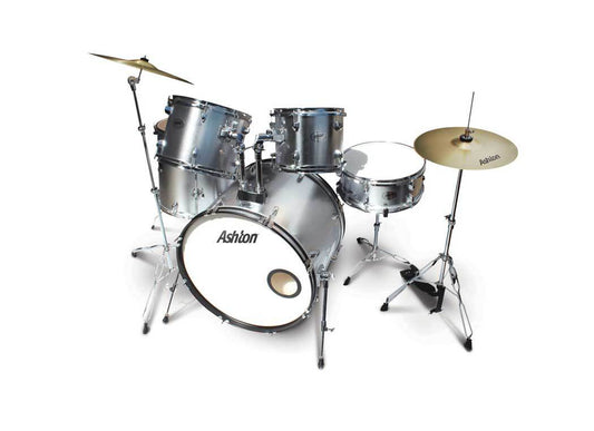 Ashton Drum Kit 5 Piece 20 Inch Bd Silver Tdr520Sv