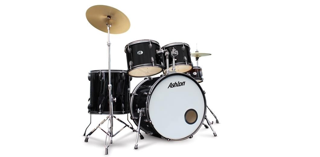 Ashton Tdr322Bk 5 Piece Drum Kit