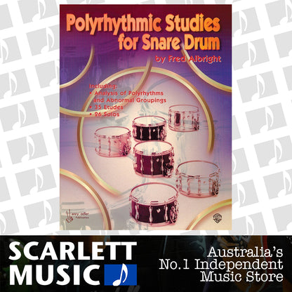 Polyrhythmic Studies For Snare Drum — view 2