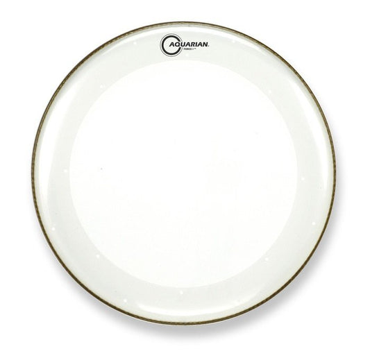 Aquarian 18 Inch Bass Drum Head Clear W/Kick Pad FB18