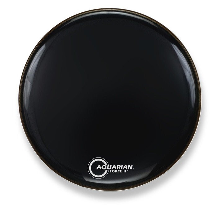 Aquarian 24 Inch Bass Drum Head Black Resonant FR24BK