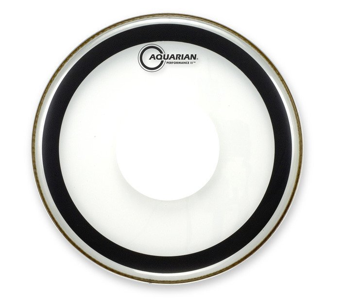 Aquarian 10 Inch Drum Head Clear W/Power Dot 2 Ply PFPD10