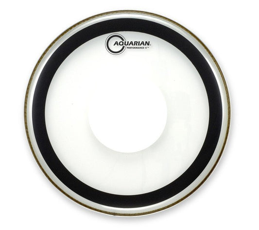Aquarian 14 Inch Drum Head Clear W/Power Dot 2 Ply PFPD14