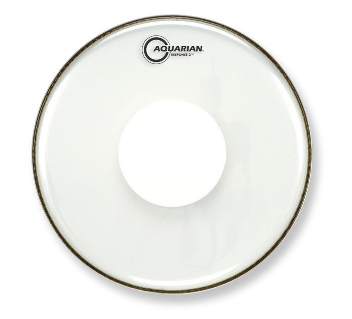 Aquarian 08 Inch Drum Head Clear W/Power Dot RSP2-PD8