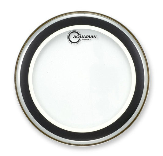 Aquarian 18 Inch Bass Drum Head Clear Single Ply SX18B