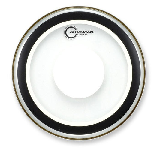 Aquarian 14 Inch Drum Head Clear W/Power Dot 1 Ply SXPD14