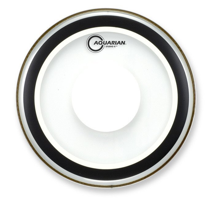 Aquarian 18 Inch Drum Head Clear W/Power Dot 1 Ply SXPD18