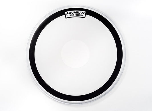 Aquarian 16 Inch Bass Drum Head Coated W/Pwr Dot SKIII16
