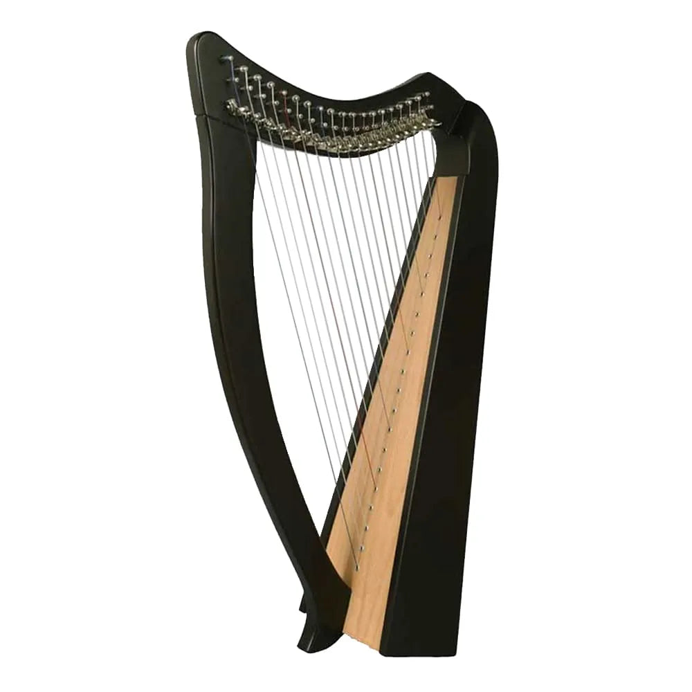 Black Harp Series - Pixie 19 String Standing Harp with Carrying Bag