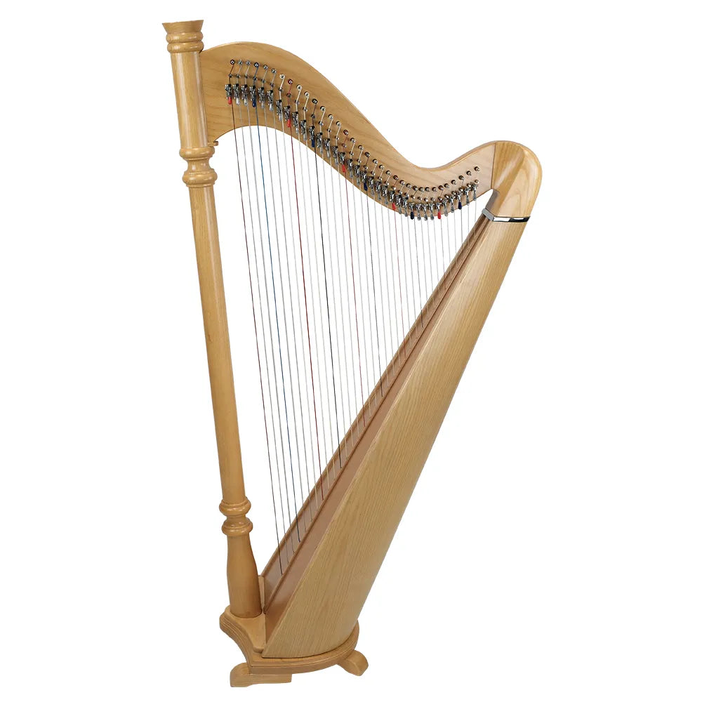 34-String Pillar Harp in Ashwood with Accessories